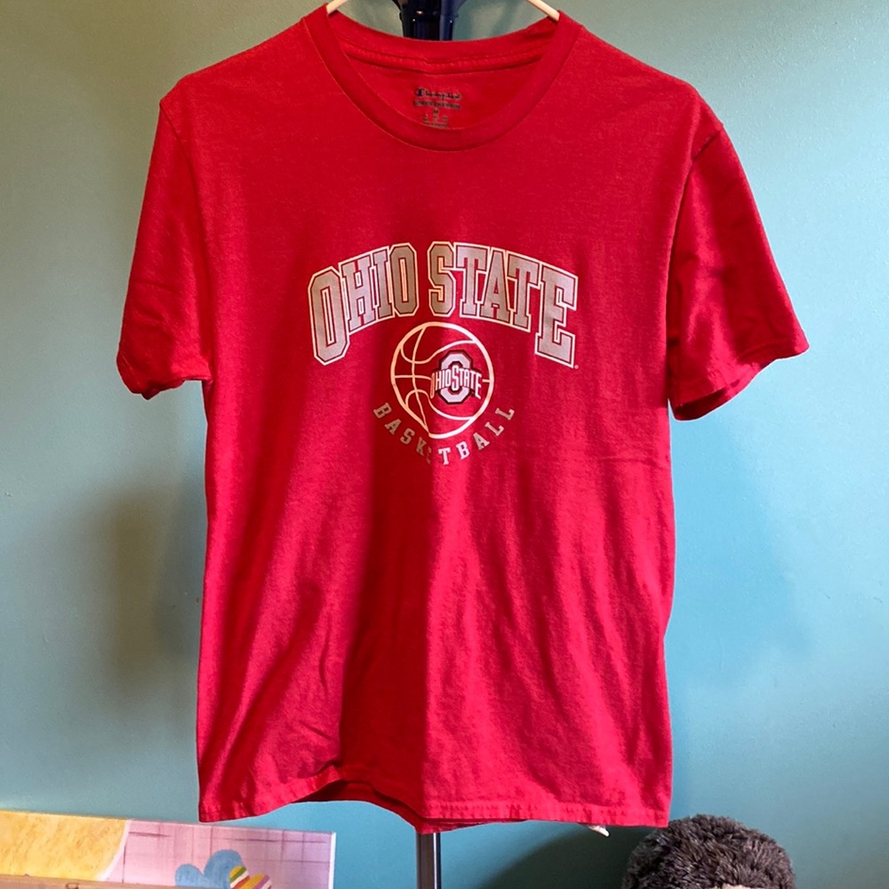 Champion Medium Ohio State Basketball Tee EUC